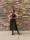 Luz Olive Dress