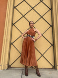 Luz Copper Dress