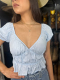 Sofia Baby Blue Top