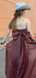 ALISSA BROWN DRESS TWO PIECE