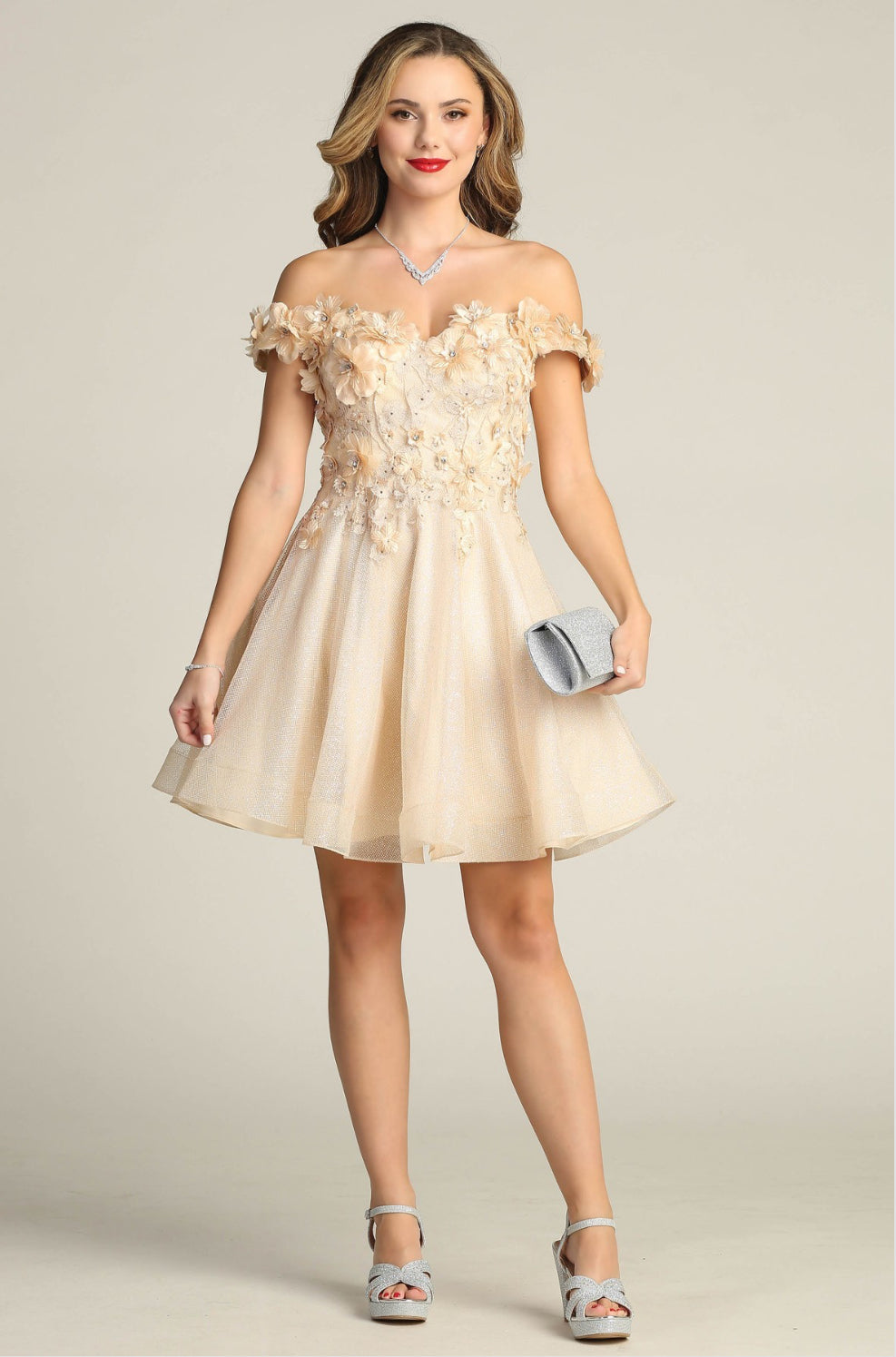 Chicas Dama Dress C312 Moreno's Wear Chicas Dama Dress C312 Moreno's Wear