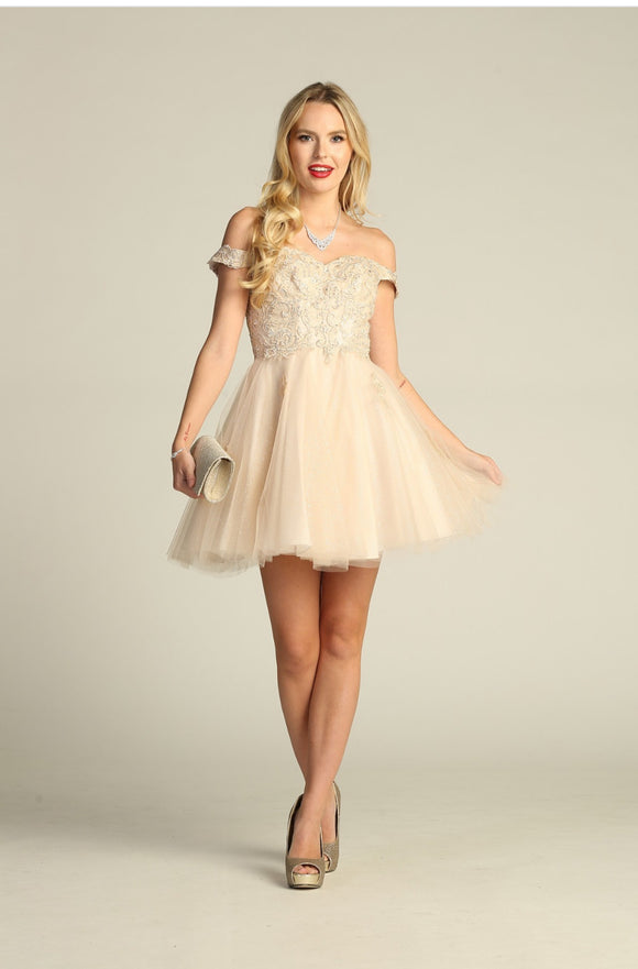 Chicas Dama Dress C314 Moreno's Wear Chicas Dama Dress C314 Moreno's Wear