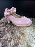 Natalia Pink Glossy Girls Shoes