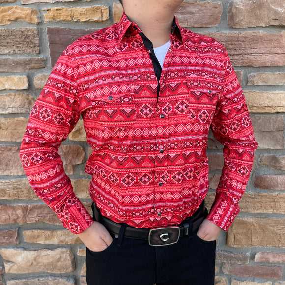 Christopher Aztec Red Shirt