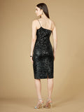 Lara One Shoulder Midi Cocktail Dress 29289