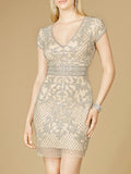 Lara Embellished Short Dress 29571
