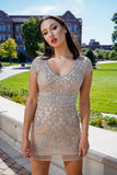 Lara Embellished Short Dress 29571