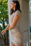 Lara Embellished Short Dress 29571