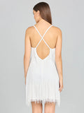 Lara  Spaghetti Strap Fringe Dress 51131