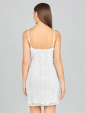 Lara  Spaghetti Strap Fringe Cocktail Dress 51132