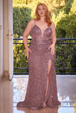 LaDivine by Cinderella Divine Evening Gown CD840C