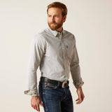 Men’s Ariat Grey Maddox Stretch Modern Fit Shirt