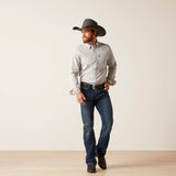 Men’s Ariat Grey Maddox Stretch Modern Fit Shirt