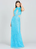 Lara Carrie Fringe Beaded Dress 9973