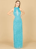 Lara Carrie Fringe Beaded Dress 9973