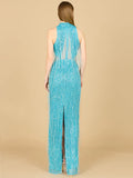 Lara Carrie Fringe Beaded Dress 9973