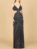 Lara Countess Beaded Gown 9989