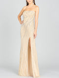 Lara Freddy Strapless Beaded Gown 9987
