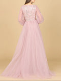 Lara  Long Sleeve with Removable Over Skirt Gown 29158