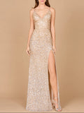 Lara Beaded V Neck Dress 29310