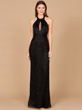 Lara Halter Neck with Keyhole Dress 29600