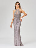 Lara Halter Neck with Keyhole Dress 29600