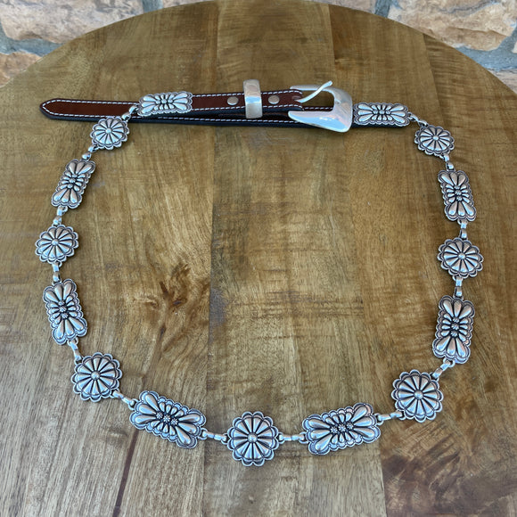 Blanca Silver Concho Belt