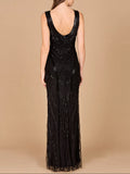Lara Fitted with Tonal Beading Gown 33552