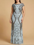 Lara  Cap Sleeve Modestly Covered Dress 33609