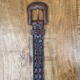 Anna Ariat Brown Western Belt