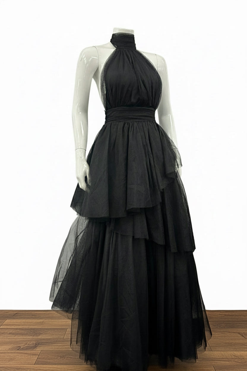 Neri Puffy Dress Black Moreno's Wear Neri Puffy Dress Black Moreno's Wear
