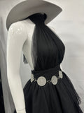 Neri Puffy Dress Black