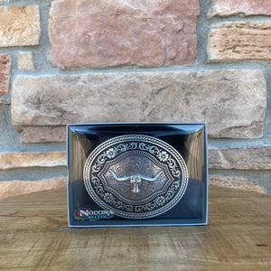 Men’s Silver Nocona Belt Buckle