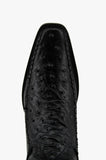 Men's Rock'em Brown Ostrich Clon Versace Square Toe Boots