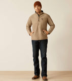 Men's Ariat Wylie Full Zip Jacket Khaki