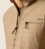 Men's Ariat Wylie Full Zip Jacket Khaki