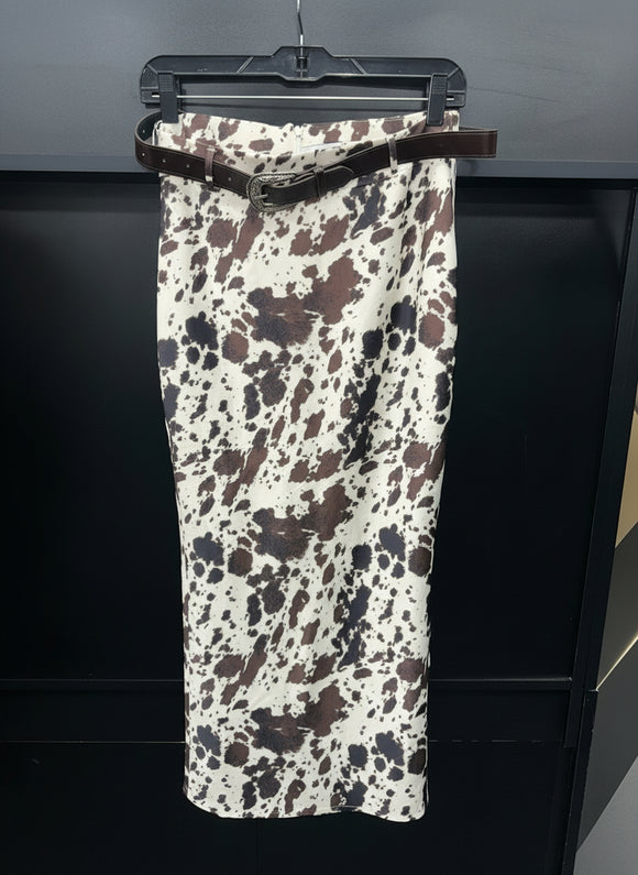 Claudia Cow Skirt