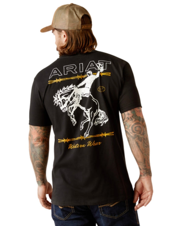 Men's Ariat Western Wear T-Shirt Black