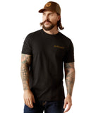 Men's Ariat Western Wear T-Shirt Black