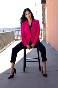 Karen Hot Pink Blazer