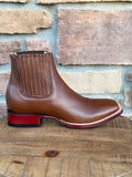 Men’s Los Altos Brown Belmont Wide Square Toe Ankle Boots