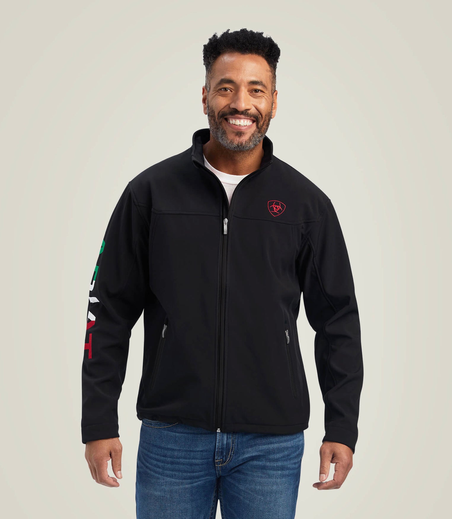 Men's Ariat Black New Team SoftShell Shield Jacket – Moreno's Wear
