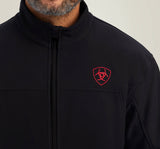 Men’s Ariat Black New Team SoftShell Shield Jacket