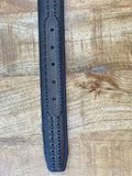 Men’s Cuadra Hand-painted engraved black western leather belt