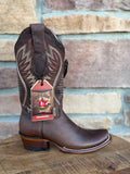 Women’s Los Altos Brown Dubai Square Toe Boots