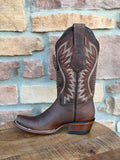 Women’s Los Altos Brown Dubai Square Toe Boots