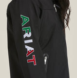 Ariat Unisex Black Mexico Youth Team SoftShell Jacket