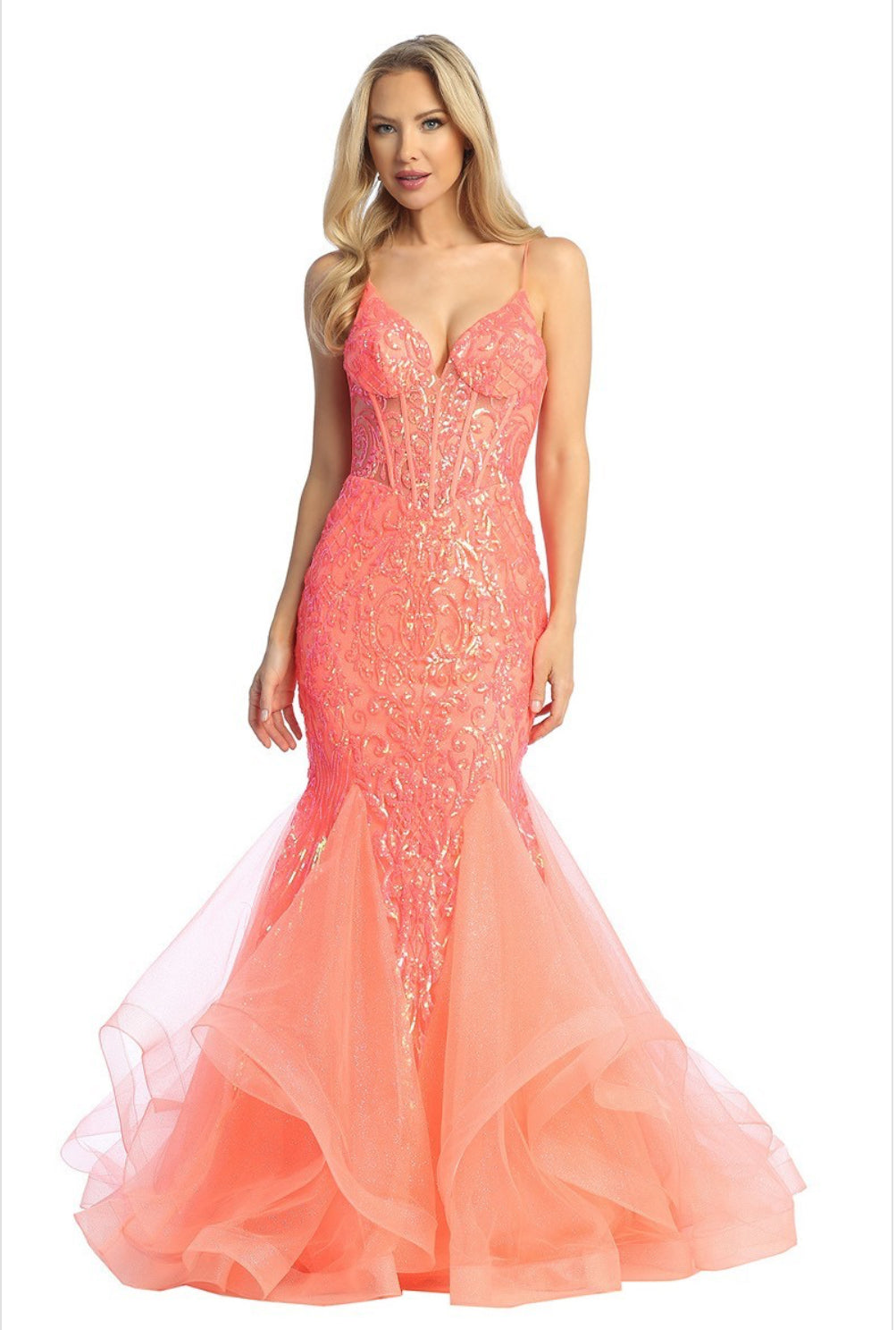 let's prom dresses Let's Evening Gown 7878L Moreno's Wear