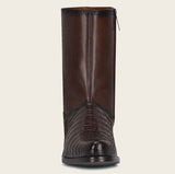 Men’s Cuadra Brown Caiman Belly Ankle Boots FC657