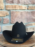 Cuadra 5X Python Black Felt Hat Tall Crown